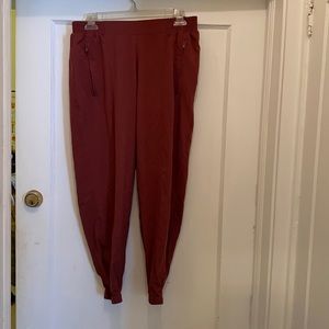 Old navy stretch tech joggers. Wine colored, women’s medium